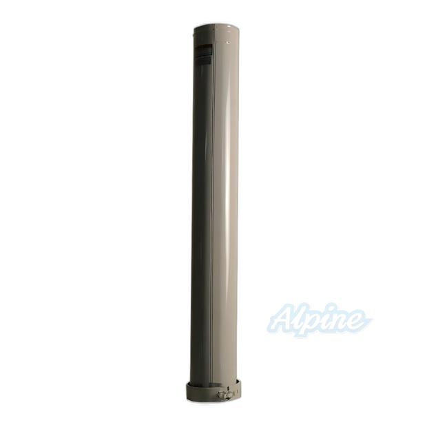 Photo of Crown Boiler Company 230515 80/125mm 39" Straight, Cuttable Concentric Vent Pipe 64649