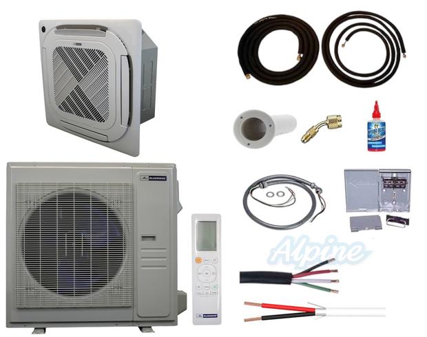 Photo of Blueridge BXL1A36SC0-36CC4-KIT15 36,000 BTU (3 Ton) 1-Zone 20 SEER2 Inverter R-454B XL1 Heat Pump Condenser System KIT 15 FT 60482