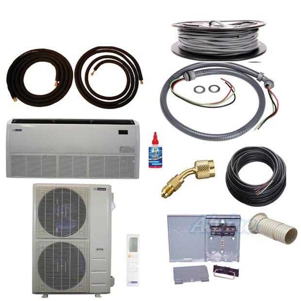 Photo of Blueridge BXL2A48UC0-48FC-KIT15 48,000 BTU (4 Ton) 1-Zone 18.5 SEER2 Inverter R-454B XL2 Heat Pump Ultra Cool/Ultra Heat System KIT 15 FT 60201