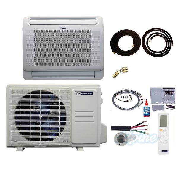 Photo of Blueridge BXS3A09SC0-9LW0-KIT15 9,000 BTU (0.8 Ton) 1-Zone 26 SEER2 Inverter R-454B XS3 Heat Pump Condenser System KIT 15 FT 60719