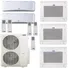 Thumbnail of Blueridge BMM55HH19-6W-6W-12L-12L-12L 55,000 BTU (4.5 Ton) 19 SEER / 20 SEER2 - M4 SERIES - HYPER HEAT Five Zone Ductless Mini-Split Heat Pump System - Wi-Fi Capable 46848