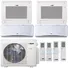 Thumbnail of Blueridge BMM3622-6W-6W-16L-16L 36,000 BTU (3 Ton) 21.8 SEER / 23.1 SEER2 - M2 SERIES - Four Zone Ductless Mini-Split Heat Pump System - Wi-Fi Capable 46749