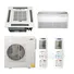 Thumbnail of Blueridge BMKH36UH23-18F-18C 36,000 BTU (3 Ton) 23 SEER / 16 SEER2 - M5 SERIES - ULTRA HEAT Two Zone Ductless Mini-Split Heat Pump System 37301