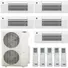 Thumbnail of Blueridge BMM5519-6C2-12C2-12C2-12C2-18C2 55,000 BTU (4.5 Ton) 19 SEER / 20.2 SEER2 - M2 SERIES - Five Zone Ductless Mini-Split Heat Pump System - Wi-Fi Capable 45817