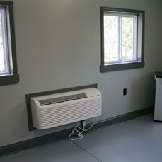 David Riebau with their install