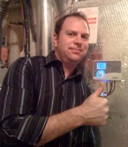 Paul Bahr with their install