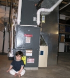 William Benzoni with their install
