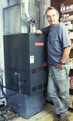 Rob Navratil with their install