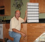 Steve Burval with their install