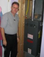 Don Carlson with their install