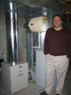 Don Benkeser with their install