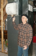 Frank & Pat Gombos with their install