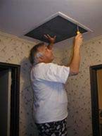 George Haber with their install