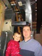 Joe Steies with their install