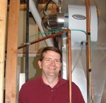 Ken Gibby with their install