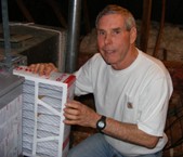 Lee Howard with their install