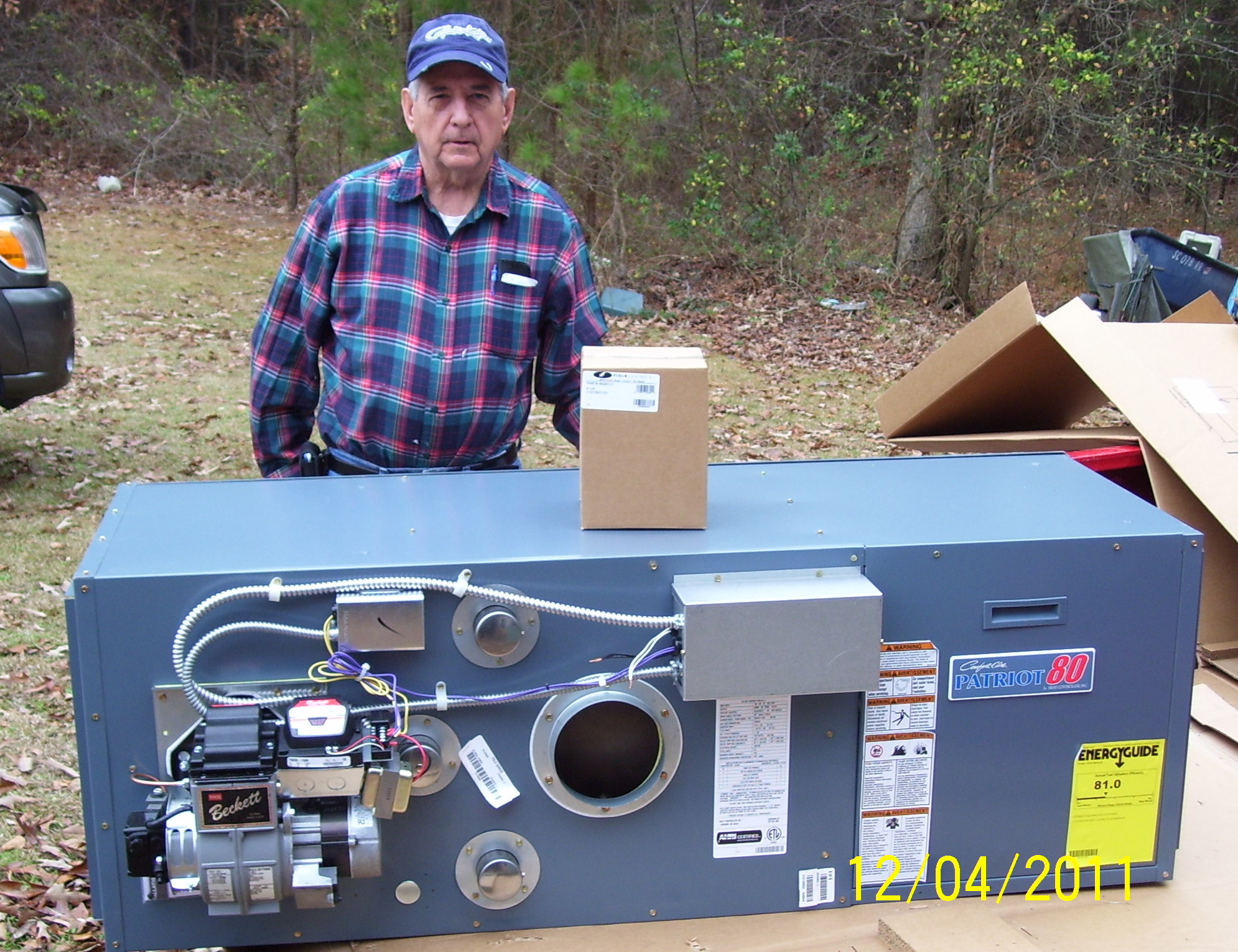 Bruce Rodgers with their install