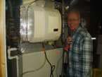 Norman Belew with their install