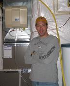 Richard Lindemon with their install