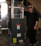 Stan Vincent with their install