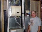 Warren Bjork with their install