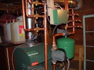 Norman Weed with their install