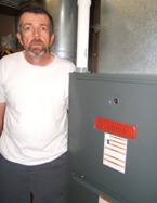 Kenneth Yeater with their install