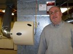 Allan Watnik with their install