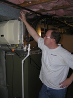 Dale Brubaker with their install