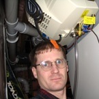 Derek Roberts with their install