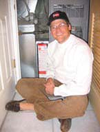 Jeff Hansen with their install