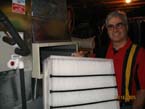 Michel Odorico with their install