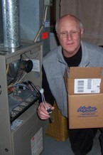 Ray Tomer with their install