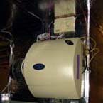 Rob Allen with their humidifier