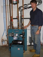 Roger Whipple with their install