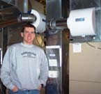 Shawn Martin with their install