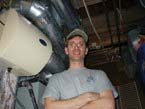 Steven Lang with their install