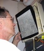 Chris Wetherall with their install