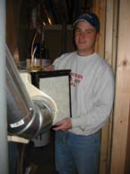 Steve Zimmel with their install